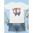 thumbnail image 3 of Happy Buffalo T-Shirt Juniors -Image by Shutterstock,  Large, 3 of 4