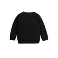 thumbnail image 2 of Okbabeha Children Halloween Printed Pattern Pullover, Black Round Collar Tops, 2 of 7