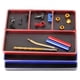 thumbnail image 5 of Four-Grid Simple Screw Disk Storage Box Metal Nut Screw Tray,Black, 5 of 5
