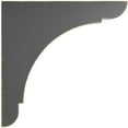 thumbnail image 2 of 1 3/4"W x 12"D x 12"H Extra Large Olympic Wood Vintage Decor Bracket, Black, 2 of 6