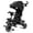 Black, variant on AILEEKISS 8-in-1 Kids Tricycle with Parental Bar, Folding Ride Trike for Child 1-6 Years, Pink