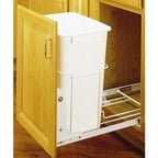Rev-A-Shelf RV-1024-52 Trash Can Accessories RV Trash Cans Replacement Trash Cans ;White ...