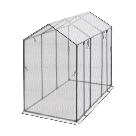 Dualoai Mini Greenhouse Practical Garden Plant Cover Tent for Indoor Flowers Outside 180cmx60cmx135cm