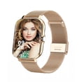 thumbnail image 1 of Reloj Inteligente Impermeable Smartwatch   de 1.85 Para Dama color Oro, 1 of 5