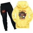 thumbnail image 6 of Kids Hooded Tracksuit Set for Boys Girls 5 nights at Freddy's  Loose Hooded Sweatshirt Tops Jogger Sweatpants Clothing, 6 of 6