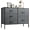 Gray, variant on 4-Drawer 37.7" Storage Dresser, Narrow Closet Organizer Cabinet & Space-Saving Bedroom Dresser, Steel Frame, Wooden Top, Pink