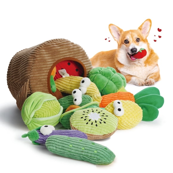Dog Toys Nocciola, paquete de 15 bolsas de supermercado para frutas y verduras