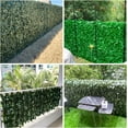 Sunrise 4'X58' Faux Laurel Leaf Privacy Fence Screen Artificial Leaves Hedge Fence Covering Wall