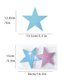 thumbnail image 5 of Toystoory 80 Uds. De confeti de papel con purpurina de estrellas, decoración de dispersión de Navidad, adorno de aniversario de festival en forma de Kits de decoración para fiestas, 5 of 5