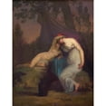 thumbnail image 3 of Nicolai Abraham Abildgaard 15x18 Black Modern Framed Museum Art Print Titled - The Greek Poet Sappho and the Girl from Mytilene (1809), 3 of 5