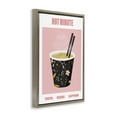 thumbnail image 2 of Hot Minute Cup of Noodles Brown Floating Frame Canvas Art, 17 x 25, Made In USA, 2 of 8