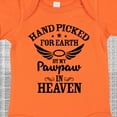 thumbnail image 4 of Inktastic Handpicked for Earth by My Pawpaw in Heaven with Angel Wings Boys or Girls Baby Bodysuit, 4 of 5