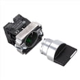 thumbnail image 5 of 8piezas 22 mm de Enclavamiento 2 NO 3-Posicion del Selector Selector Giratorio ZB2-BE101C Negro, 5 of 5