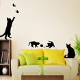thumbnail image 2 of Cat Catching Home Wall Sticker Decor Decals Mural Kitchen Pet, 2 of 5