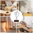thumbnail image 2 of Shisuyan Desktop Metal Line Figure Abstract Minimalist Female Statue Ornament for Office, 2 of 8