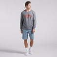 thumbnail image 5 of Men's Fanatics  Heather Gray Tampa Bay Buccaneers Loop Terry Pullover Sweatshirt, 5 of 7
