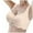 Beige, variant on Wdgfv Seamless Bras Women Soft Jelly Push Up Wireless Bra Supportive V Neck No Underwire Comfort Tshirt Bralettes White XXXL