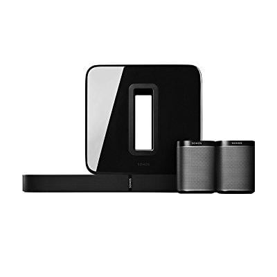 Sonos PLAYBASE Home Theater Set with PLAY:1 Speakers & SUB Wireless