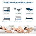 ELEMUSE Queen Mattress 12 Inch Cooling Gel Memory foam Mattress