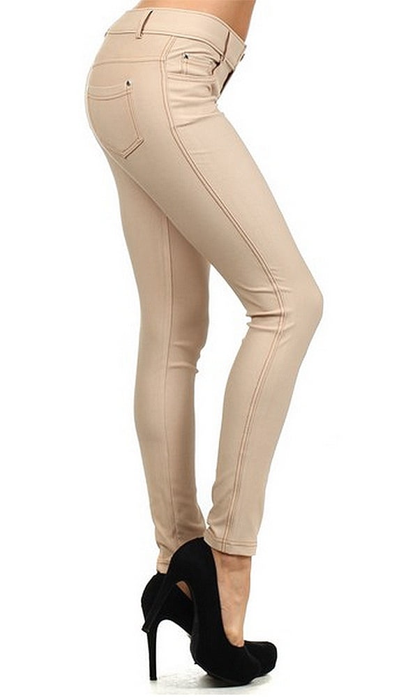 camel colored jeggings