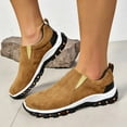 thumbnail image 2 of Pandaie Men's Slip on Loafer Walking Shoes Faux Suede Comfortable Lightweight Outdoor Hiking Sneakers Non Slip Casual Fashionable Work Shoe Size 7‑12, 2 of 5