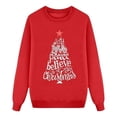 thumbnail image 1 of MKLEKYY Pyjamas d'Halloween pour Enfants B Parent-Enfant Automne et Hiver Imprimé de Noël Décontracté Col Rond Plus Velours Sweat à Manches Longues 19569, 1 of 1