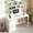 White, variant on 4 Ever Winner Computer Desk with Hutch, Home Office Desk with Drawers and Shelves, Wood Writing Study Desk, White