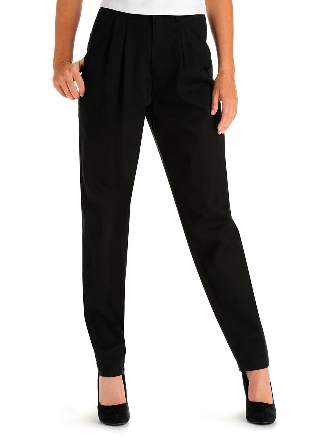 Lee Women's Relaxed-Fit Pleated Pant 