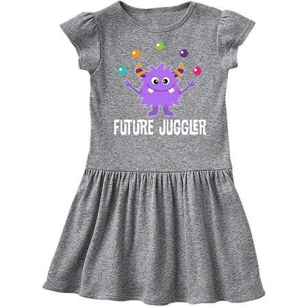 

Inktastic Juggling Monster Future Juggler Gift Toddler Girl Dress