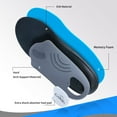thumbnail image 3 of Walkomfy Heavy Duty Support 210+lbs Plantar Fasciitis Insoles for Women Men, Arch Support Orthotic Inserts, Flat Feet Metatarsalgia Heel Pain Relief Orthotics, Work Boot Shoe Insole All Day Cushioning, 3 of 6
