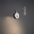 thumbnail image 2 of WAC Lighting Sprig 8" 1-Light LED 3000K Metal Reading Light in Brushed Nickel, 2 of 5