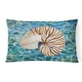 thumbnail image 1 of Carolines Treasures BB5368PW1216 Sea Shell & Water Canvas Fabric Decorative Pillow, 1 of 3