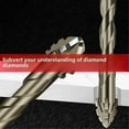 thumbnail image 3 of Four-Flute Sawtooth Eccentric Drill Bit, Four Edged Serrated Eccentric Drill, Four-Flute Sawtooth Eccentric Drill Bit, 3 of 5