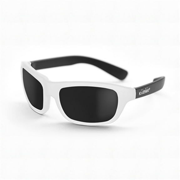 Kushies Kid's Protective Anti UV Sunglasses (Newborn, White)
