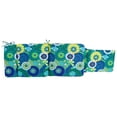 thumbnail image 5 of Blazing Needles  Steamer Deck Outdoor Lounger Cushion - 72 x 20 Westport Teal, 5 of 5