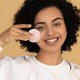 thumbnail image 4 of unbranded 4Ud Puff Redondo Rosado Para Maquillaje Con Esponja Para Aplicar Polvo De Uniforme Y Delicada, 4 of 6