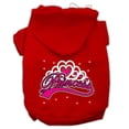 thumbnail image 1 of I'm A Princess Screen Print Pet Hoodies Red Size Xxl (18), 1 of 1
