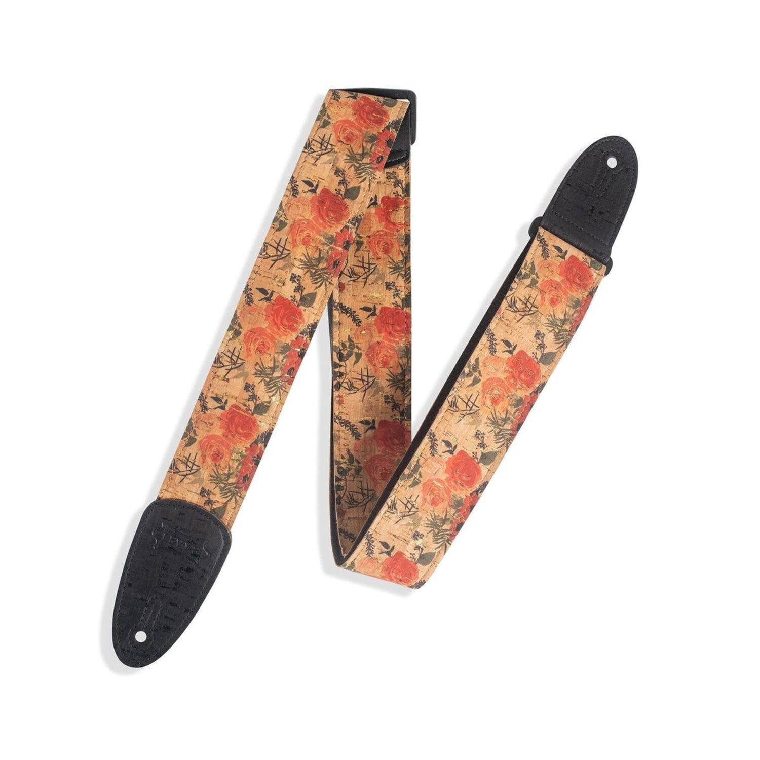 Gator MX8 2 inch Wide Cork Guitar Strap Cream