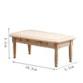thumbnail image 6 of Naierhg 1:12 Coffee Table Vivid Appearance Long-lasting Wooden Lovely Fairy Garden Furniture Table Ornament Photography Props, 6 of 8