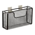 thumbnail image 1 of Organizador de puertas de armario de cocina, cestas colgantes para puertas de armario, acero al carbono estable Negro S, 1 of 7