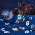 thumbnail image 2 of Glass Cabochons Oval with Spaceman Pattern Space Theme Pattern 25x18x5mm about 50pcs/bag 1 bag/box, 2 of 7