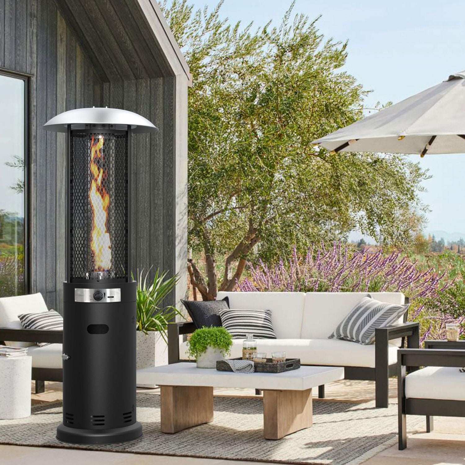Shinerich Inferno Patio Heater - Matte Black