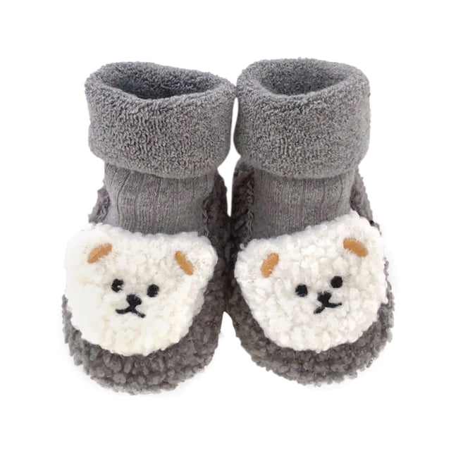 Baby Winter Shoes Floor Thickened In Autumn And Winter Children Cartoon Dispensing Baby Socks Shoes