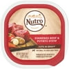 (12 pack) (12 Pack) NUTRO Wet Dog Food Cuts in Gravy Simmered Beef & Potato Stew, 3.5 oz. Tray