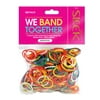 Firstline Sleek Assorted Rubber Bands, 500 pack
