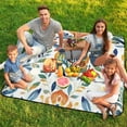 thumbnail image 7 of Bohemian Color Picnic Blanket Waterproof Outdoor Beach Blanket Hand-held Pad Suitable for Travel, Camping, Beach, Family Gatherings, 7 of 7