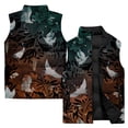 thumbnail image 2 of Chaleco de trabajo con estampado de grullas de moda para hombre, ropa para hombre, cómodo y cálido, moderno y versátil, chaleco resistente al viento frío, chalecos para hombre, 2 of 5