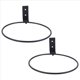 thumbnail image 2 of Paquete de 2 Soportes para Pelotas Plegables Montados en la Pared, Expositor Deportivas Baloncesto, Voleibol, Rugby, FúTbol, ​​FúTbol, 2 of 5