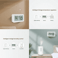 thumbnail image 4 of Smart Thermometer Hygrometer: Wi-Fi Enabled Room Temperature Monitor with APP Alerts, Linkable to Humidifiers and Temperature Regulation Devices, Simple Elegant Design, White, 4 of 7