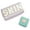 Purple, variant on 2pcs Makeup Bag Chenille Letter Cosmetic Bag PU Leather College Style Travel Toiletry Bag for Women Girls Pink